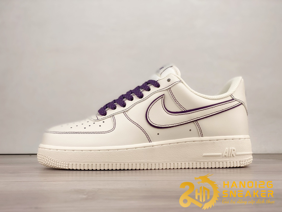 Giày Nike Air Force 1 07 Low 3M White Dark Purple