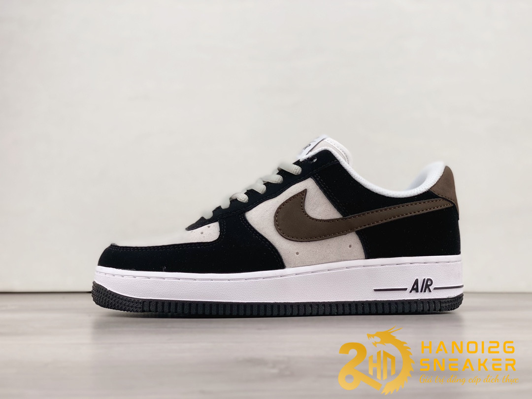 Giày Nike Air Force 1 07 Low Black White Brown HH3612-633