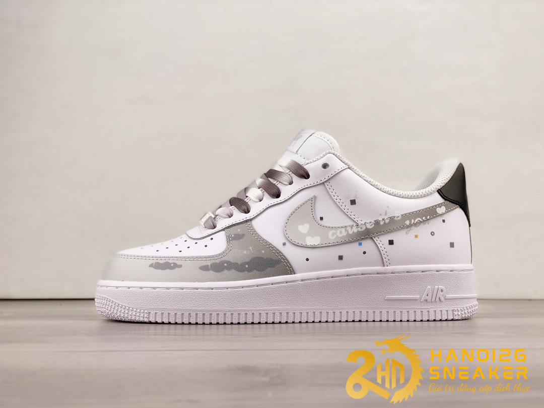Giày Nike Air Force 1 07 Low Cause Its You Grey