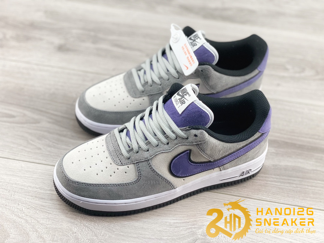 Giày Nike Air Force 1 07 Low Grey Purple HH9636 056 (1)