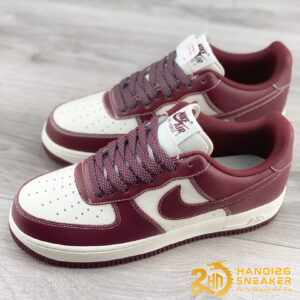 Giày Nike Air Force 1 07 Low Gypsophila Dark Red Rice White (1)