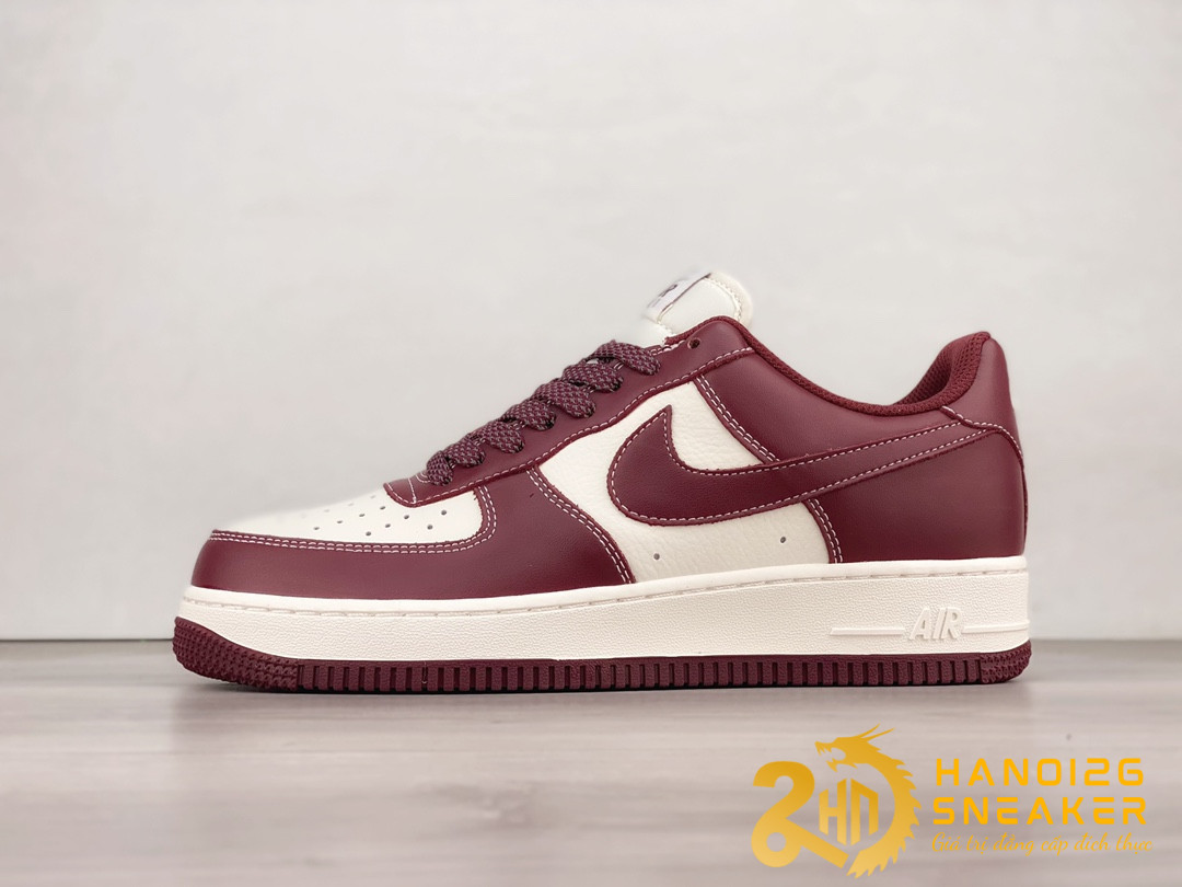 Giày Nike Air Force 1 07 Low Gypsophila Dark Red Rice White