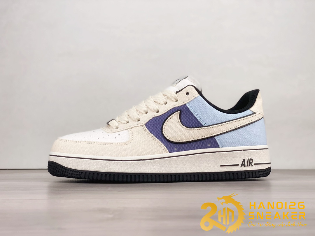 Giày Nike Air Force 1 07 Low Navy Blue Purple Black
