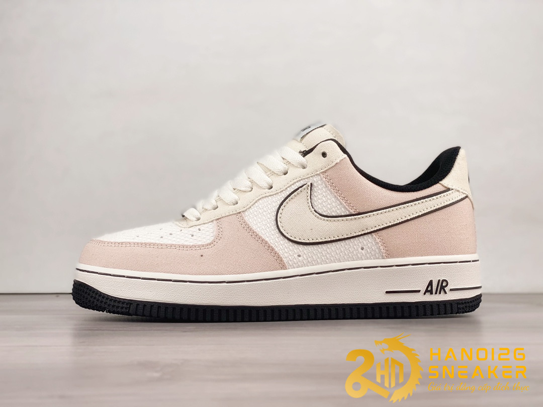 Giày Nike Air Force 1 07 Low Rice White Black Pink 315122-668