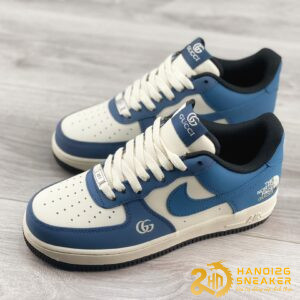 Giày Nike Air Force 1 07 Low The North Face Gucci Blue (1)