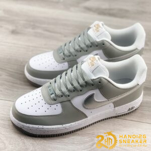 Giày Nike Air Force 1 07 Low White Grey Silver MK5639 889 (1)