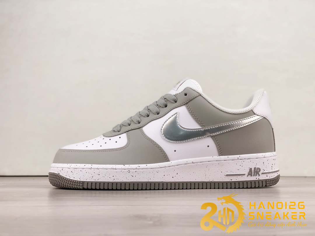 Giày Nike Air Force 1 07 Low White Grey Silver MK5639-889