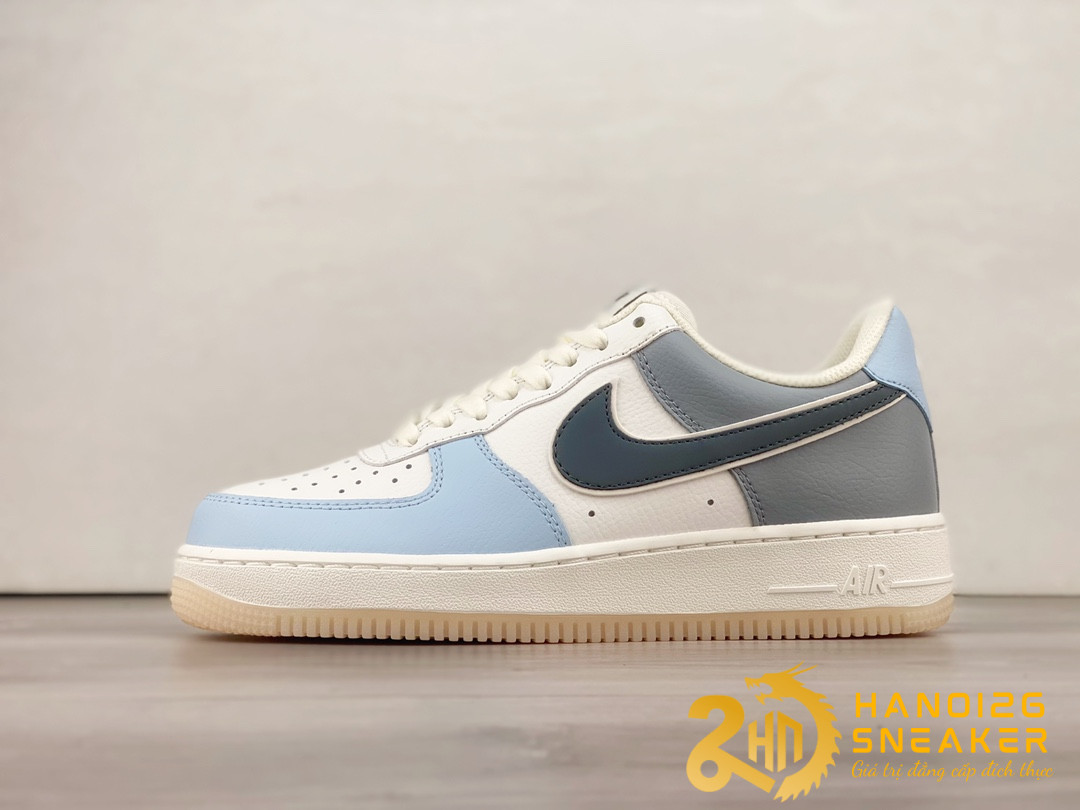 Giày Nike Air Force 1 07 Lv8 V2 Gray Blue Beige AA1366-401