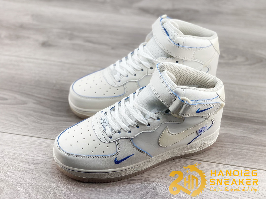 Giày Nike Air Force 1 07 Mid White Blue FB1869 055 (1)