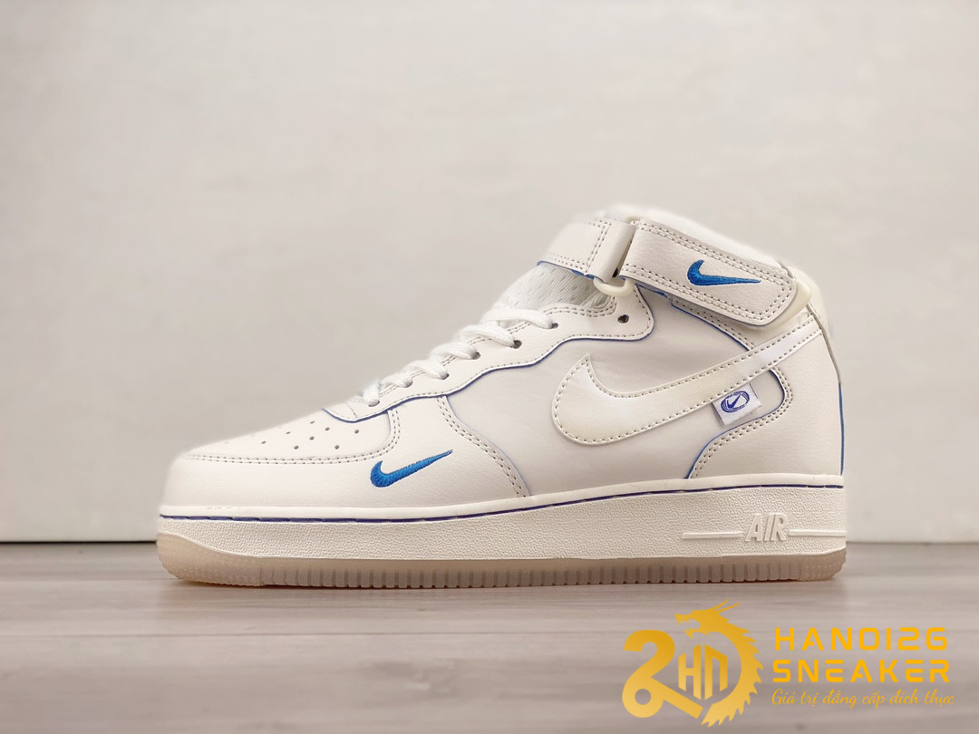 Giày Nike Air Force 1 07 Mid White Blue FB1869-055