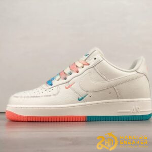 Giày Nike Air Force 1 07 SU19 Rice White Orange Blue CT1989-103