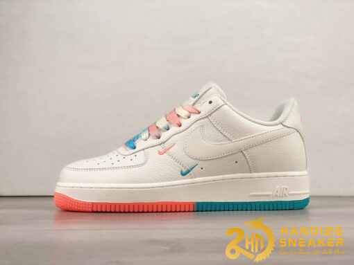 Giày Nike Air Force 1 07 SU19 Rice White Orange Blue CT1989 103