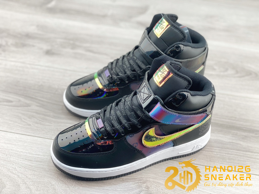 Giày Nike Air Force 1 High Good Game Black (1)