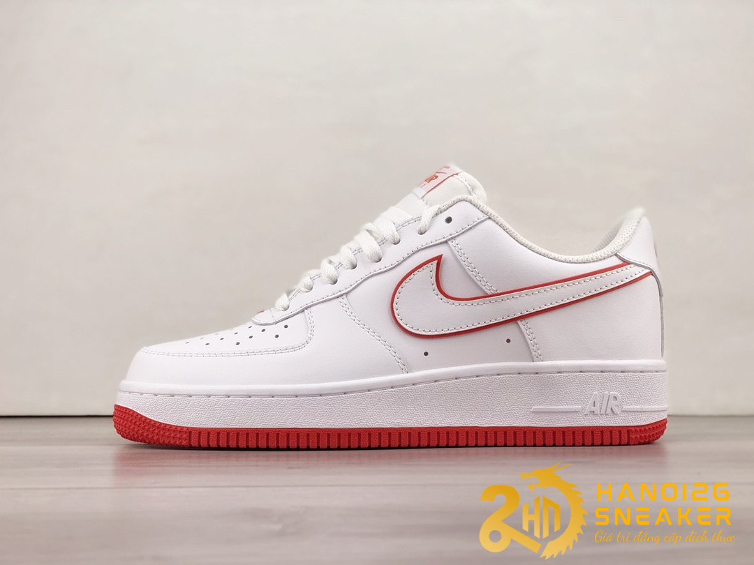 Giày Nike Air Force 1 Low Surfaces in White and Picante Red