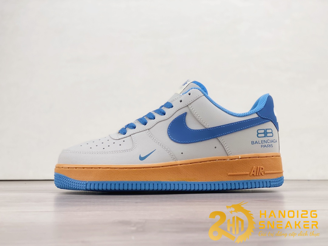Giày Nike Air Force 1 Low x Balenciaga Paris Blue