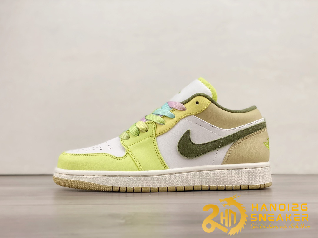 Giày Nike Air Jordan 1 Low Green Sail FD9906-131