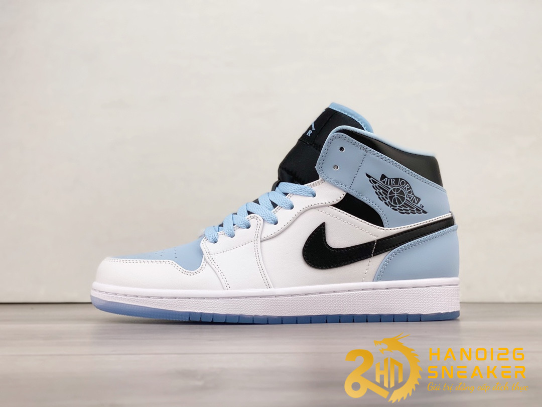 Giày Nike Air Jordan 1 Mid SE White Ice Blue