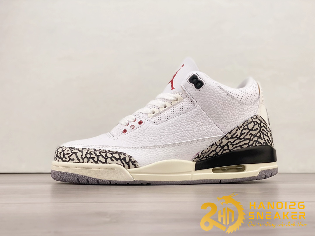 Giày Nike Air Jordan 3 White Cement Reimagined