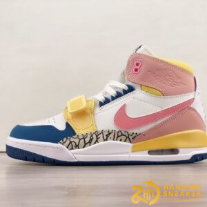 Giày Nike Air Jordan Legacy 312 White Coral Pink French Blue