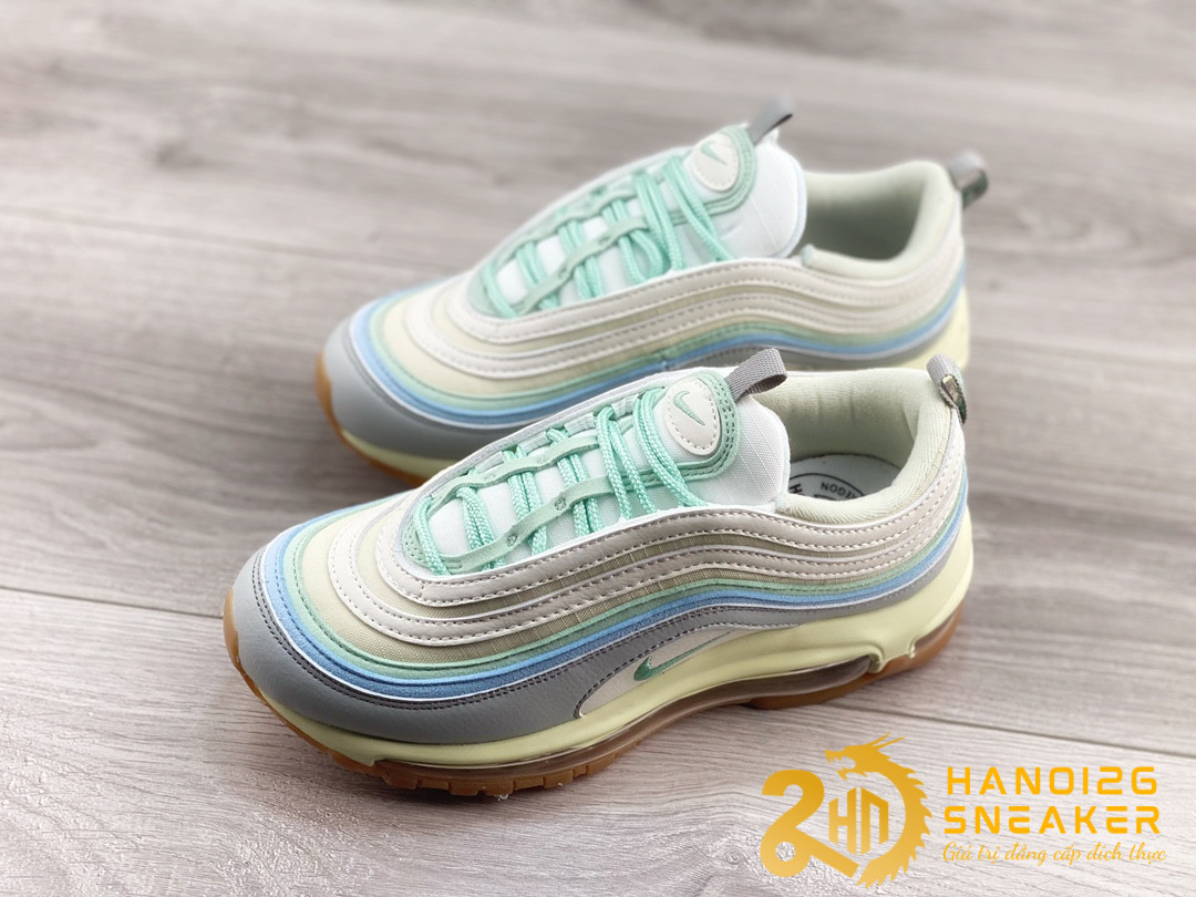 Giày Nike Air Max 97 Enamel Green Sail Worn Blue (1)