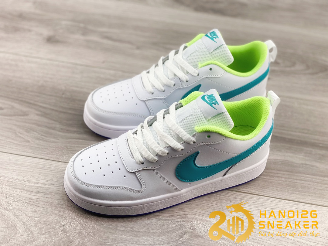 Giày Nike Court Borough Low 2 White Blue BQ5448 105 (1)
