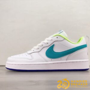 Giày Nike Court Borough Low 2 White Blue BQ5448-105