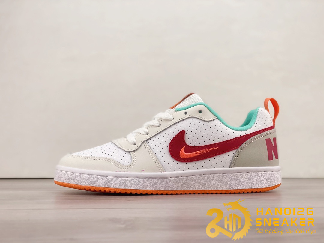 Giày Nike Court Borough Low White Red FD6435-161