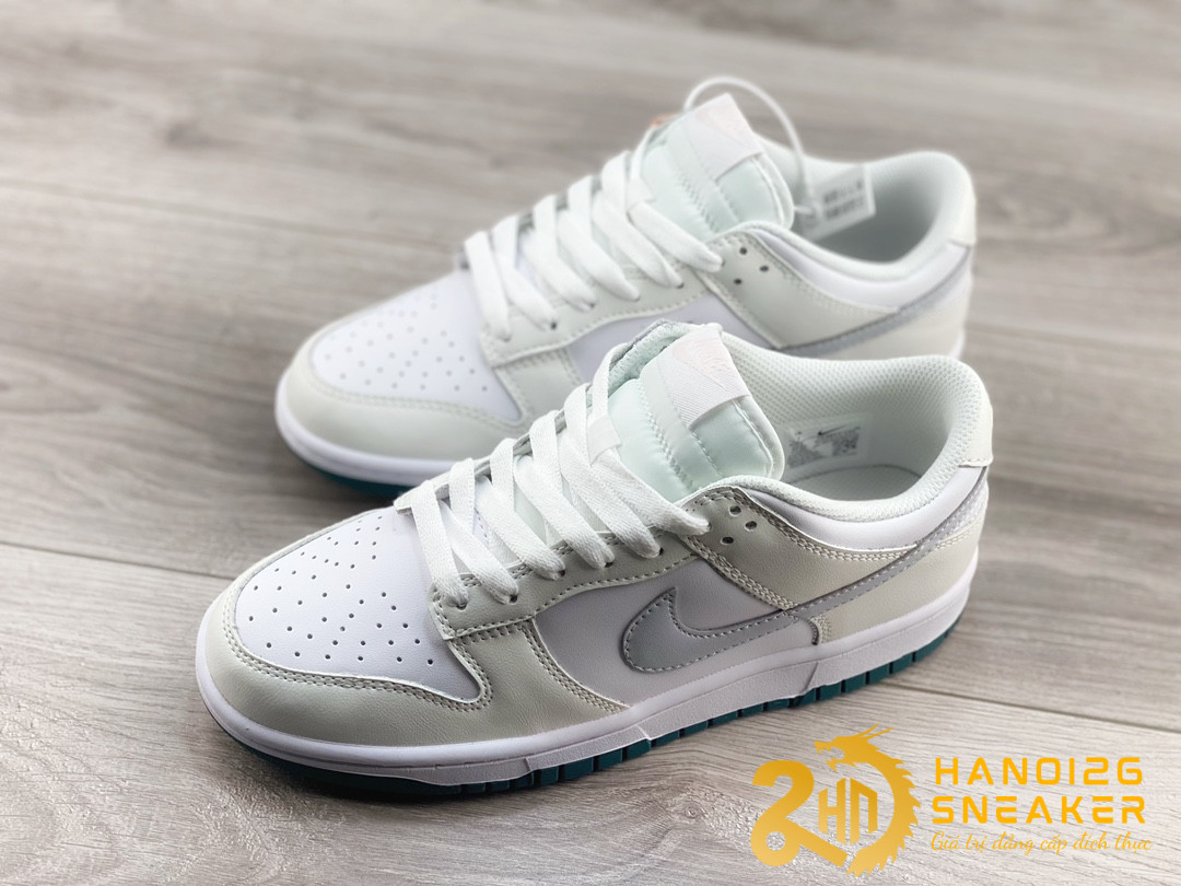 Giày Nike Dunk Low GS Features Green FD9911 101 (1)