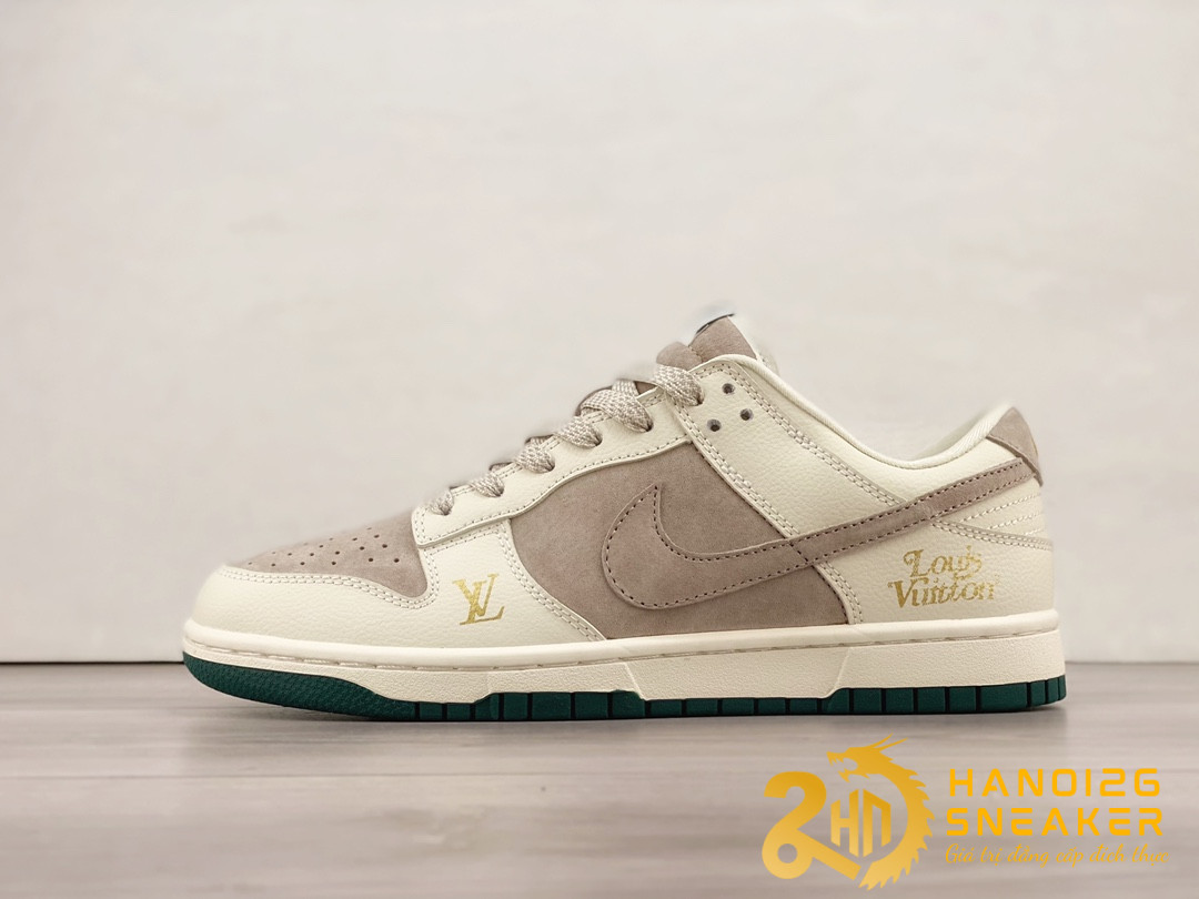 Giày Nike Dunk Low Louis Vuitton Grey Green