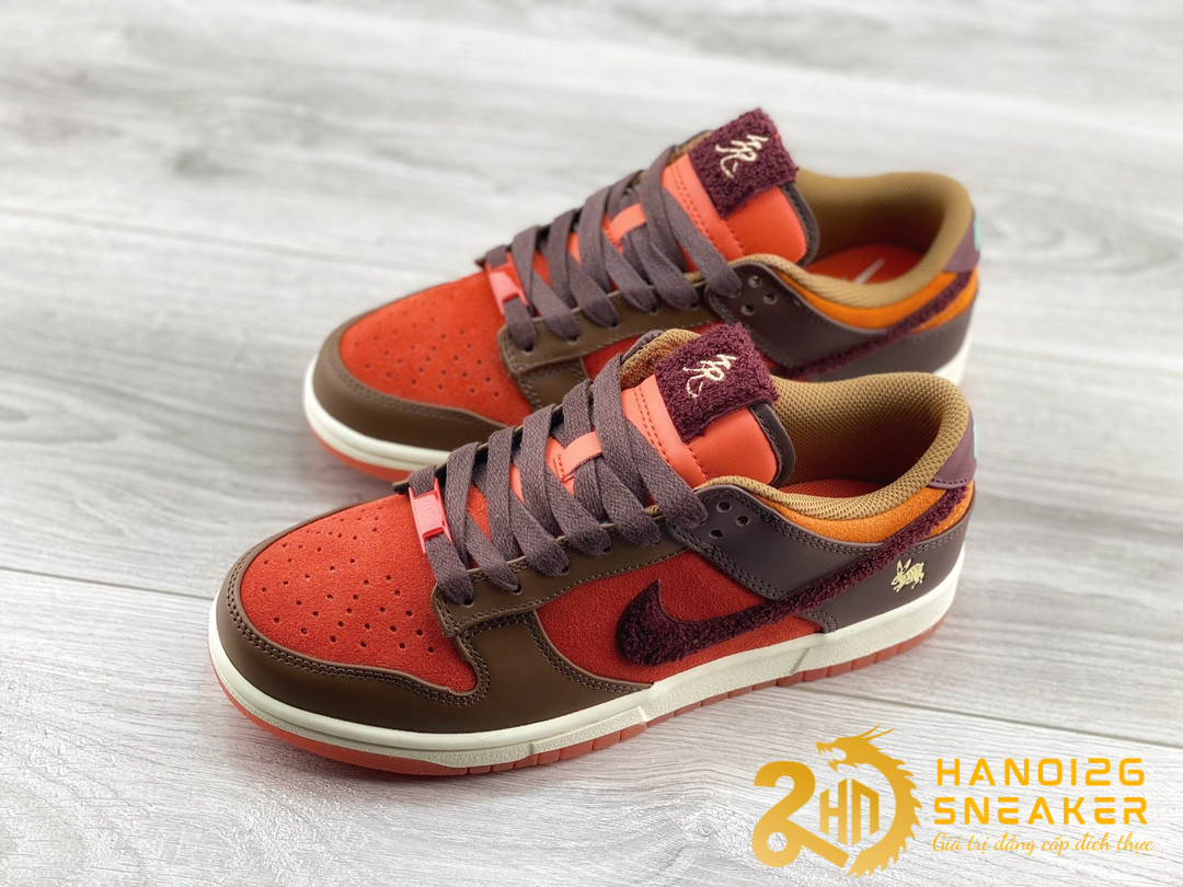 Giày Nike Dunk Low Retro PRM Year Of The Rabbit Light Crimson (1)