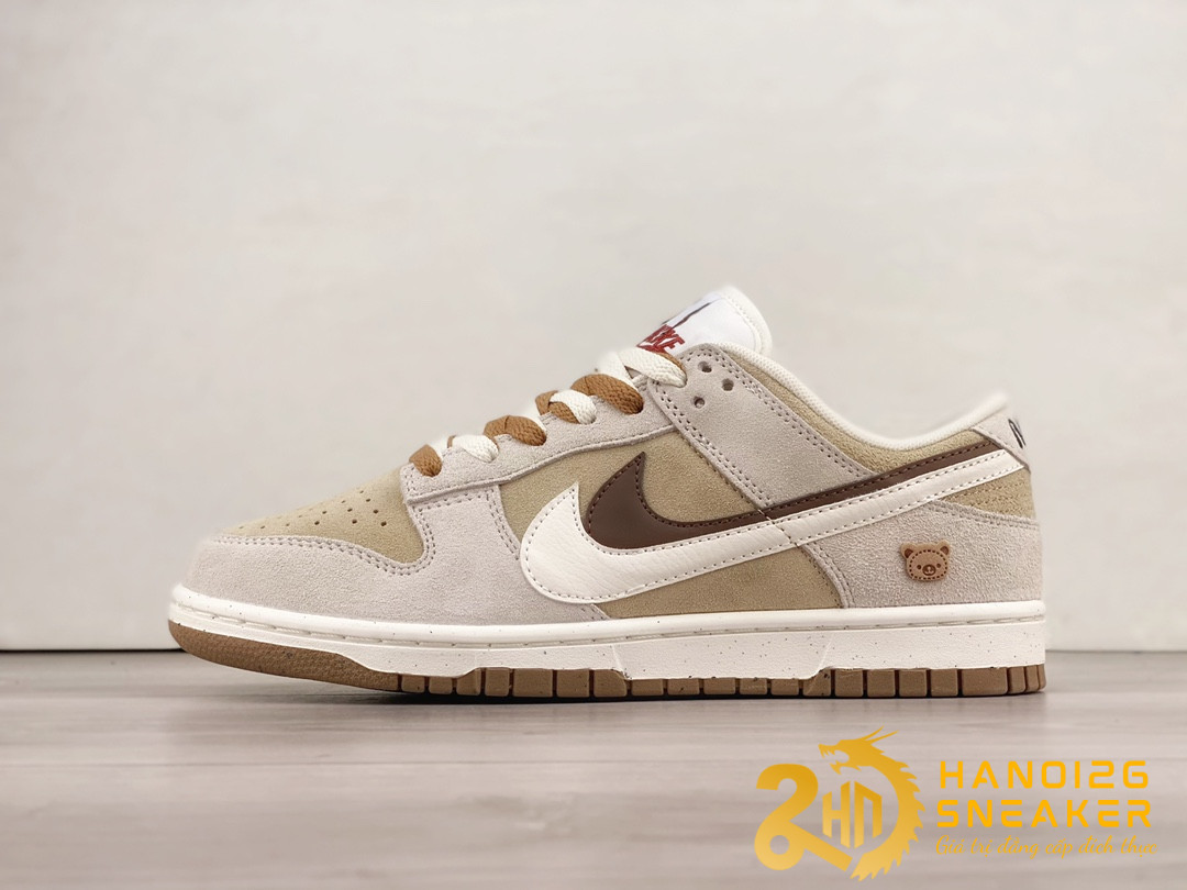 Giày Nike Dunk Low SE 85 Double Medium Curry Bear