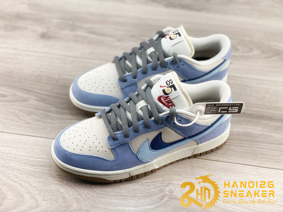 Giày Nike Dunk Low SE 85 Double Swoosh Sail Blue DO9457 119 (1)