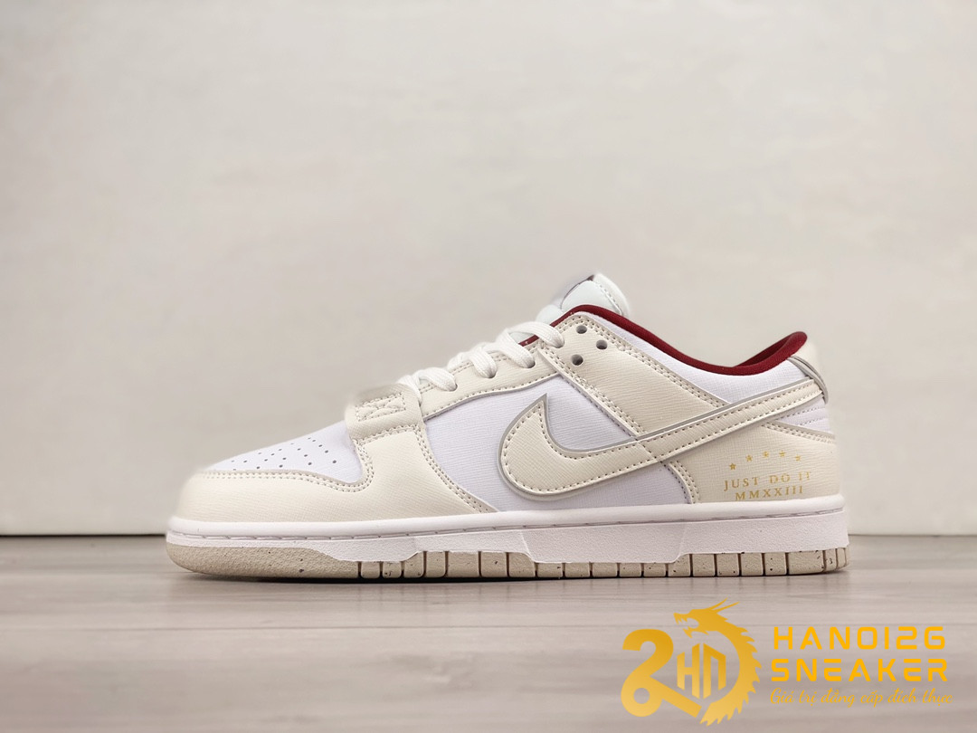 Giày Nike Dunk Low SE Just Do It White Phantom