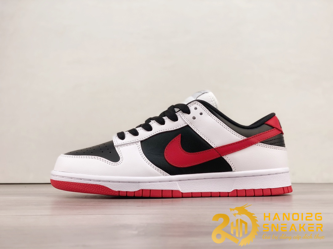 Giày Nike Dunk Low White Black Red FD9762-061