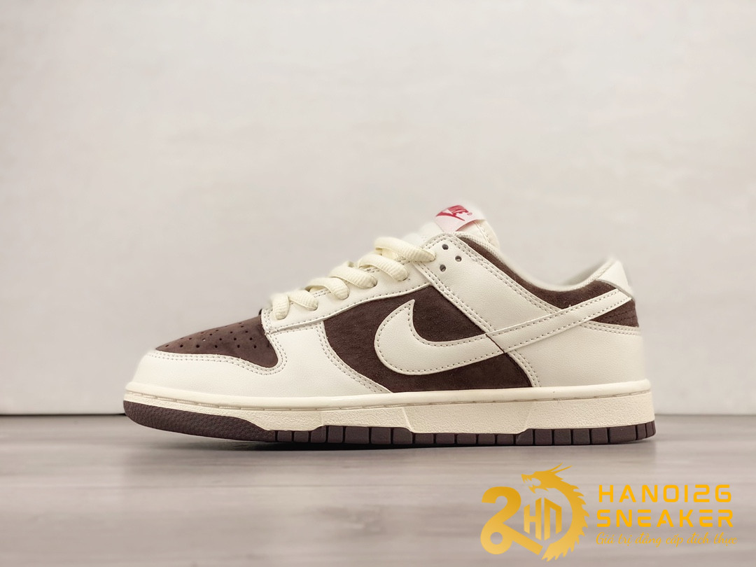 Giày Nike SB Dunk Low Coffee Cream White Red DN0068-226