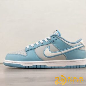 Giày Nike SB Dunk Low Retro Fleece Swoosh Worn Blue
