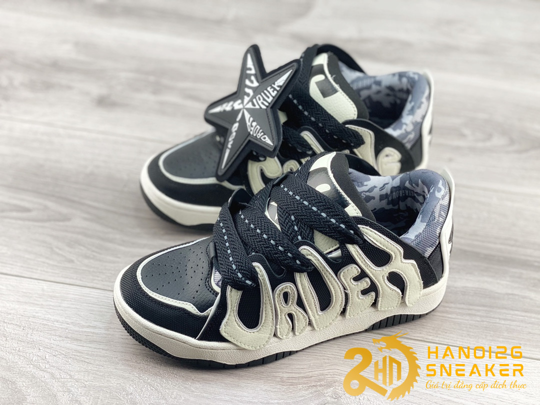 Giày SANRIO My Melody X OLD ORDER Skater 001 Black (1)