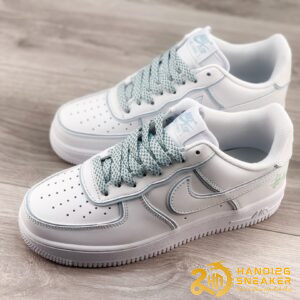 Giày Stussy X Nike Air Force 1 Low Ice Blue White (2)
