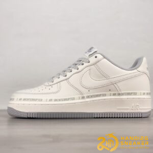 Giày Uninterrupted x Nike Air Forece 1 MORE THAN Rice White Grey