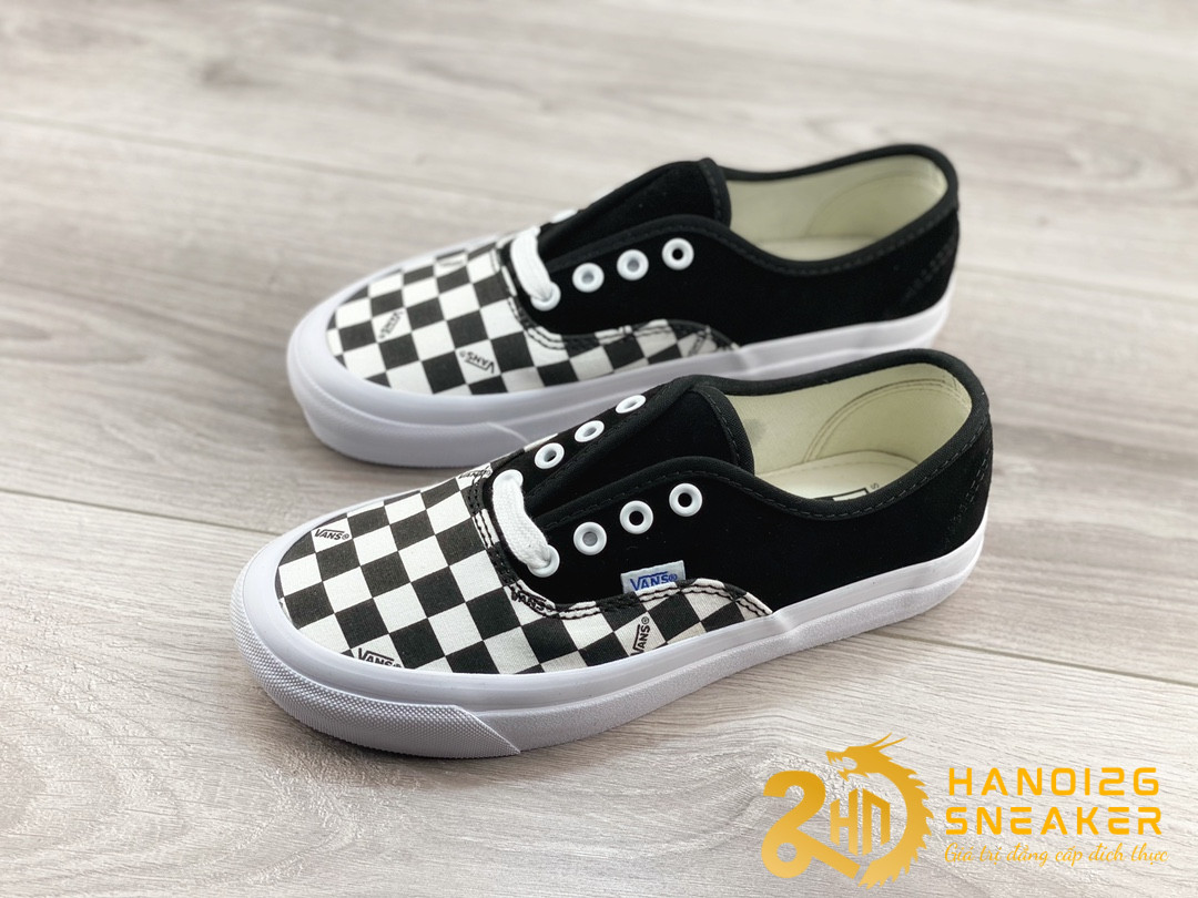 Giày Vans Authentic OG LX Black Checkerboard Toe (1)