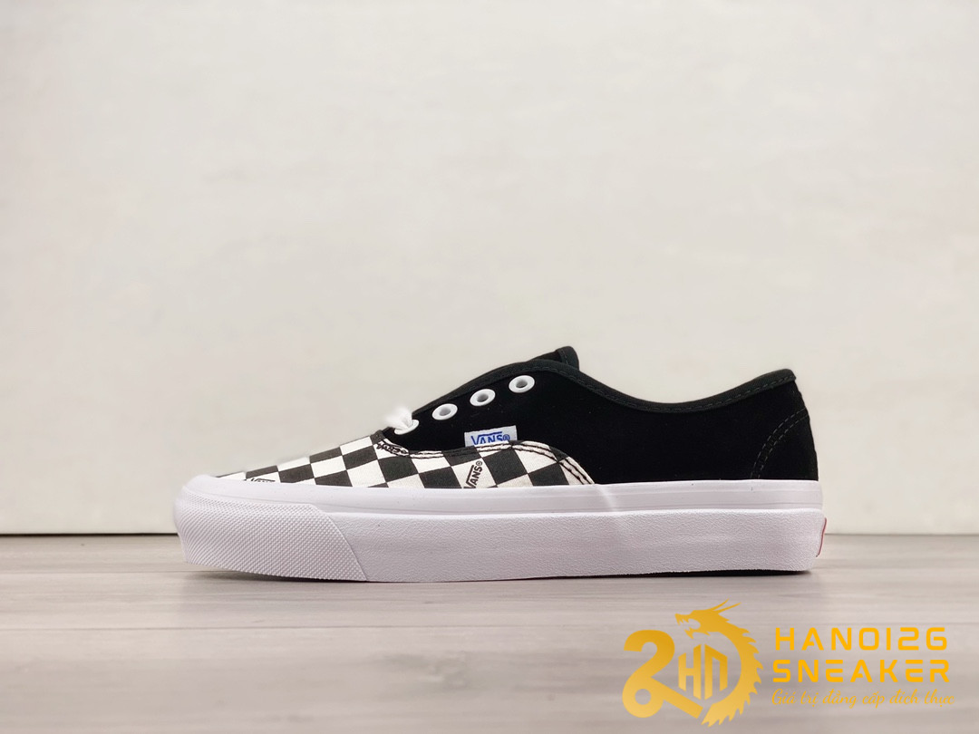 Giày Vans Authentic OG LX Black Checkerboard Toe
