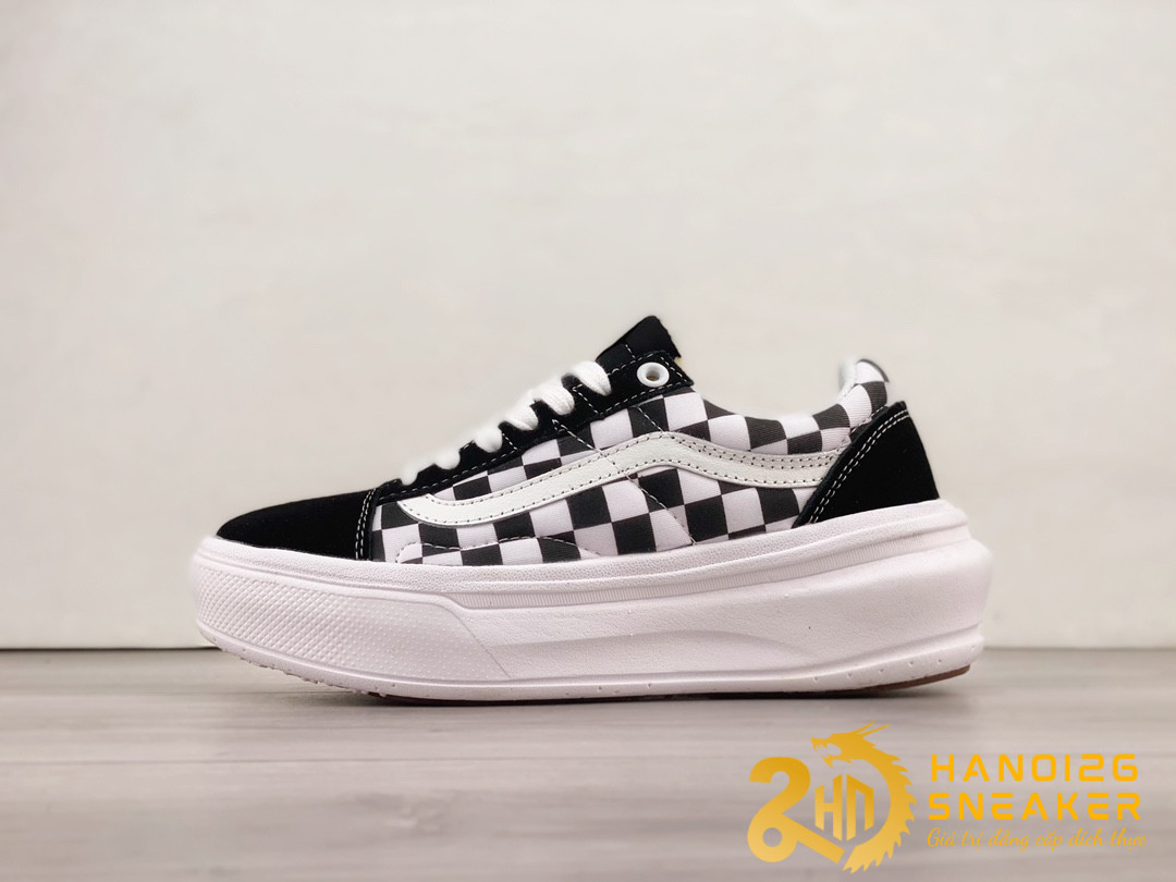 Giày Vans Old Skool Overt CC Caro Black White