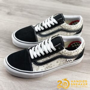Giày Vans X Baker Skate Old Skool Black White (1)