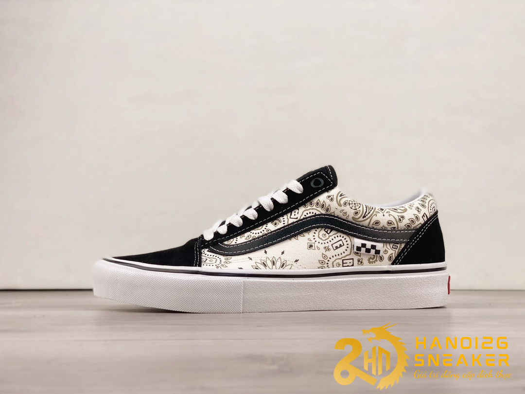 Giày Vans x Baker Skate Old Skool Black White