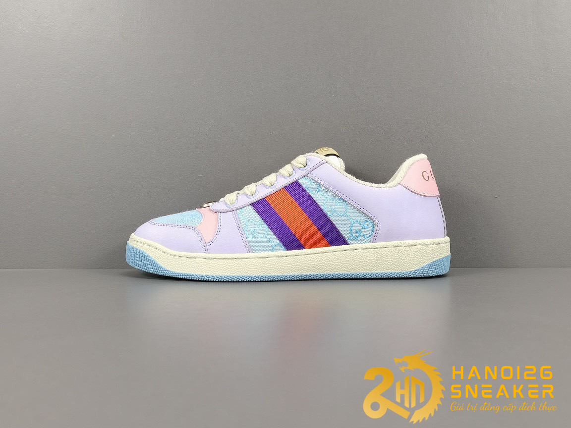 Giày ‎Gucci Lovelight Screener ‘Lilac Suede’ Cao Cấp