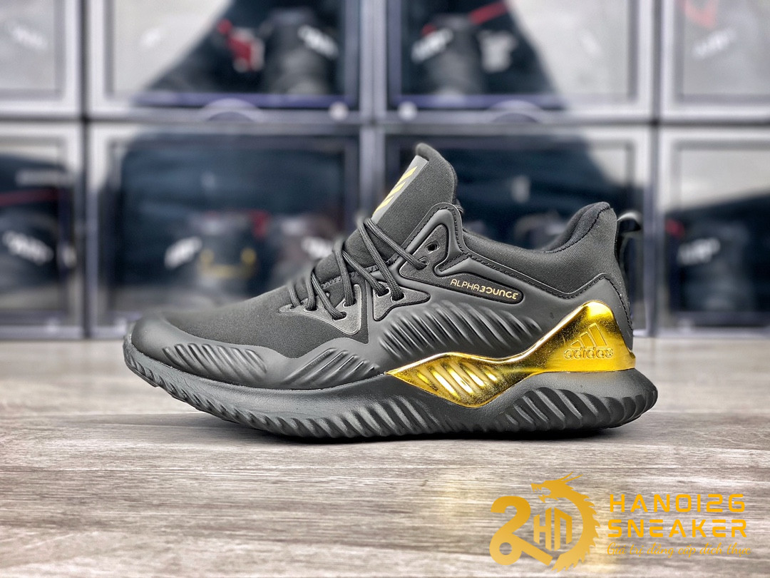 Giày Adidas AlphaBounce Instinct M Black Gold