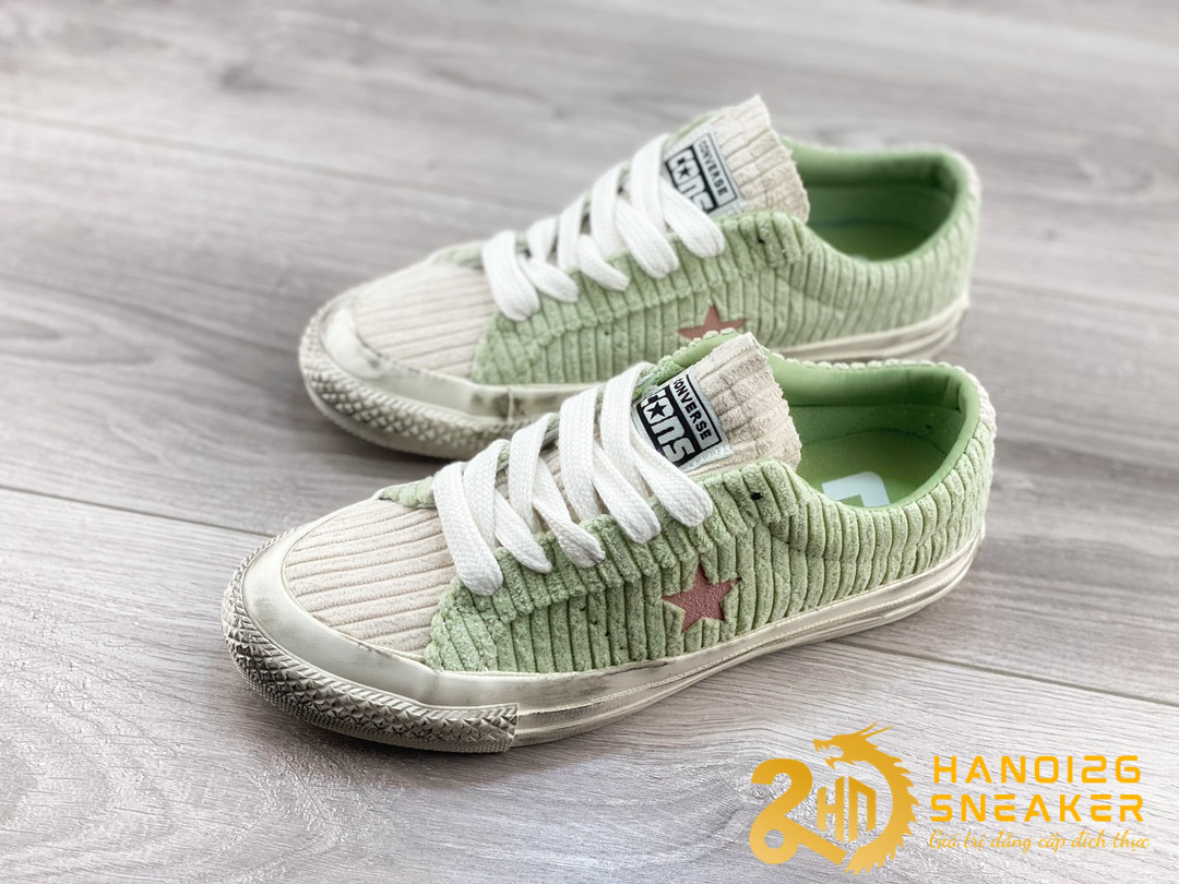 Giày Converse One Star Pro Canvas Green (1)
