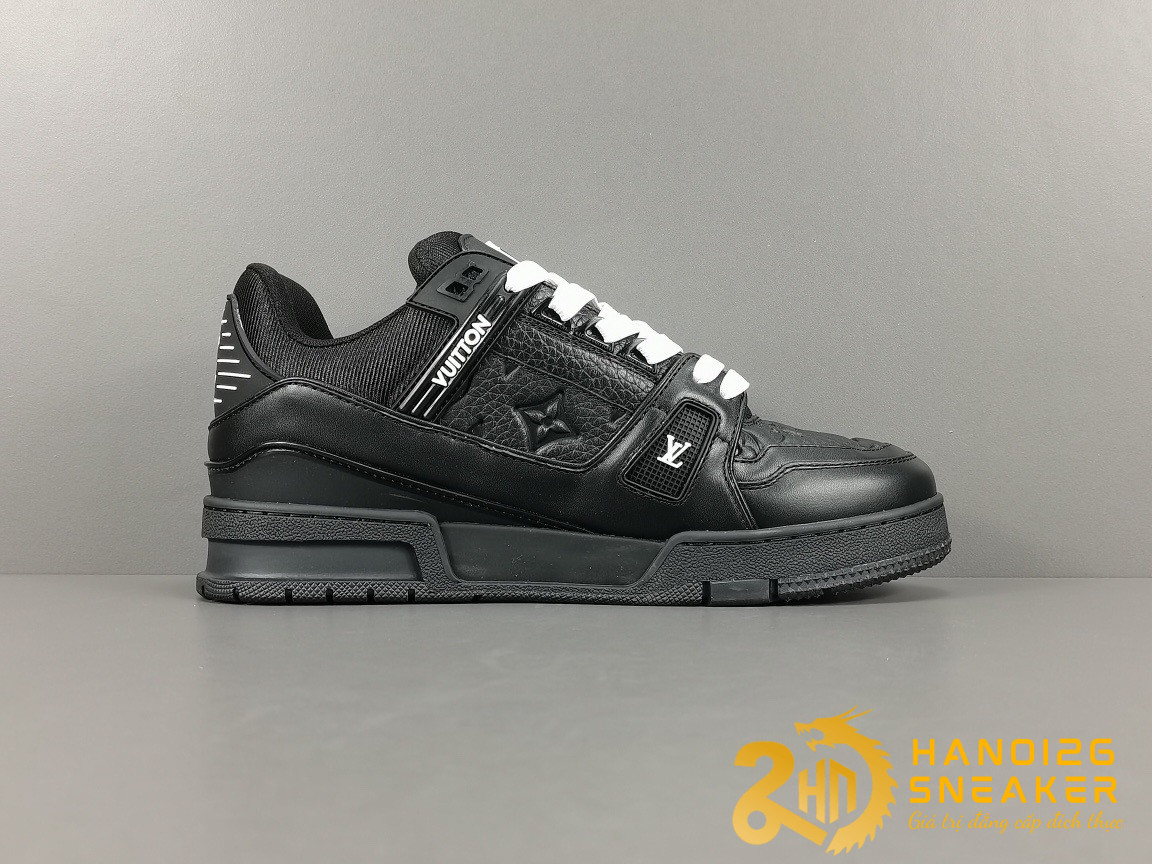 Giày LV LOUIS VUITTON TRAINERS Full Black Cực Sang (1)