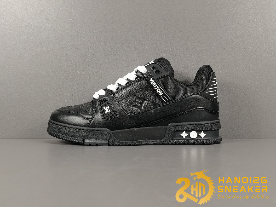 Giày LV LOUIS VUITTON TRAINERS Full Black cực sang