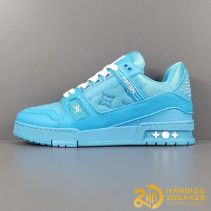 Giày LV LOUIS VUITTON TRAINERS Full Blue cực sang